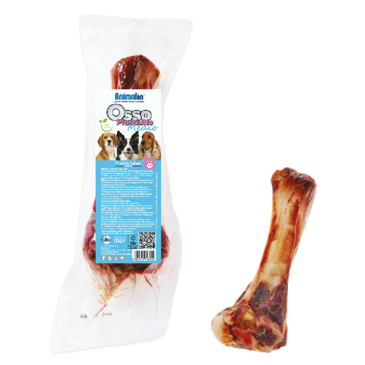 Osso Prosciutto per Cani Naturale Stagionato