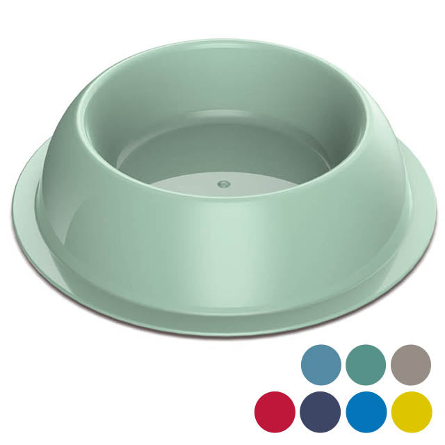 Ciotola tonda Silver in plastica resistente per cani e gatti