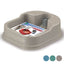 Distributore d'acqua antiscivolo per cani e gatti, 23 x 20 x 6 cm