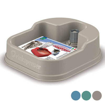 Distributore d'acqua antiscivolo per cani e gatti, 23 x 20 x 6 cm