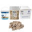 Biscotto integrale light per cani forma cuore, snack italiano leggero