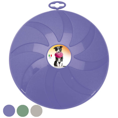 Frisbee SuperDog per cani diametro 23,5 cm gioco riporto resistente