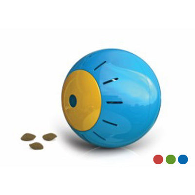 Palla interattivo rollingball per cani riempibile, diametro 12,5 cm, in plastica resistente
