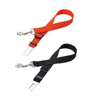 Cintura di sicurezza per cani regolabile 1,5 cm x 60 cm, nera, per auto