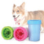 Pulitore zampe in silicone per cani e gatti, con setole morbide per pulizia delicata