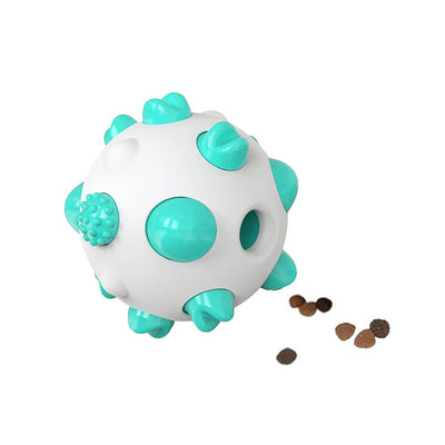 Palla gioco TPR igiene dentale per cani, 7,8 x 6,6 cm, 147 g, colori assortiti