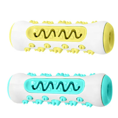 Gioco dentale in TPR a forma di missile per cani, 15 x 4,8 cm, 140 g, colori assortiti