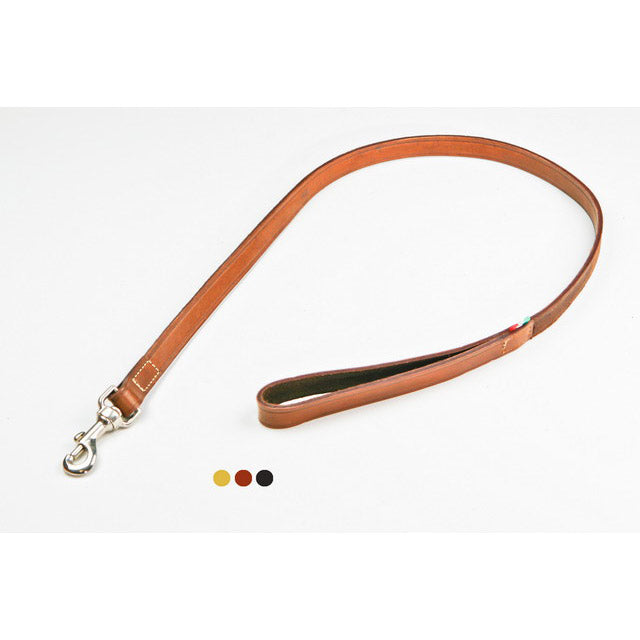 Guinzaglio in cuoio extra resistente per cani, 13 mm x 110 cm, Made in Italy