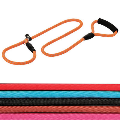 Guinzaglio nylon corda tondo a strangolo per cani, resistente e leggero