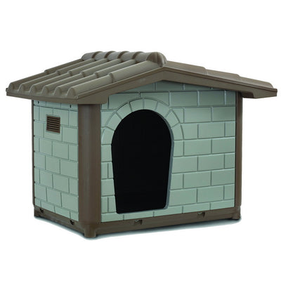 Cuccia Classic Maxi per cani grandi isolata in plastica eco, 119x91x88 cm
