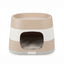 CUCCIA RING SMONTABILE MOCACCINO CON CUSCINO CM 58X38X35