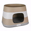 CUCCIA RING SMONTABILE MOCACCINO CON CUSCINO CM 58X38X35