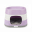 CUCCIA RING SMONTABILE LILLA CON CUSCINO CM 58X38X35
