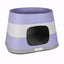 CUCCIA RING SMONTABILE LILLA CON CUSCINO CM 58X38X35