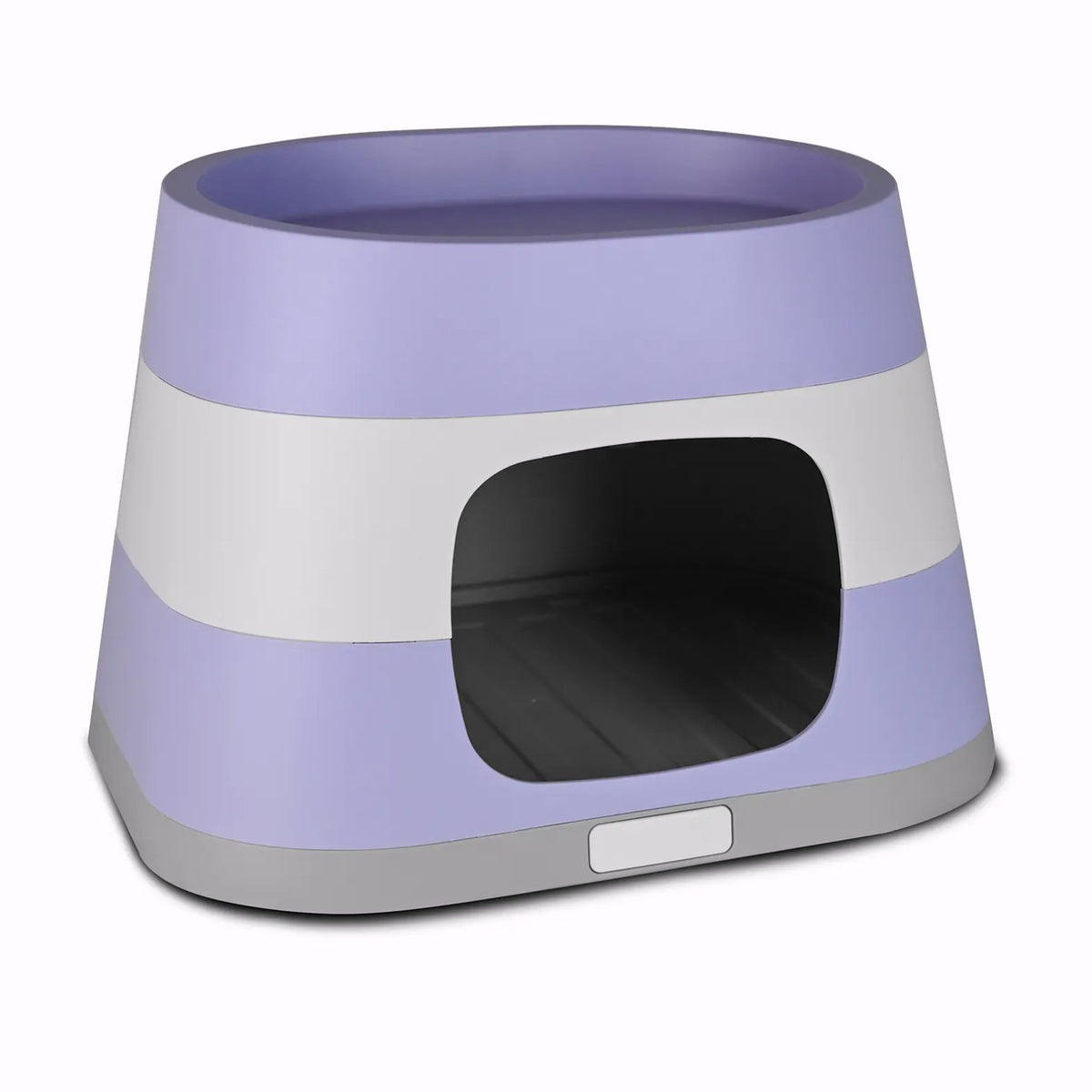CUCCIA RING SMONTABILE LILLA CON CUSCINO CM 58X38X35