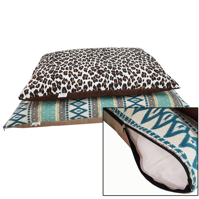Cuscino busta sfoderabile per cani e gatti, 100 x 63 x 12 cm, imbottito e confortevole