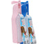 Dispenser acqua portatile 500 ml per cani e gatti con gancio integrato, colori rosa e blu