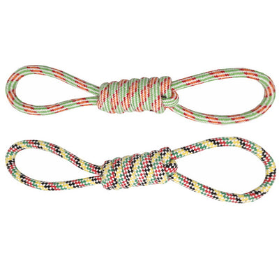 Gioco rope per cani in corda resistente, 27 cm, ideale per tiro e riporto