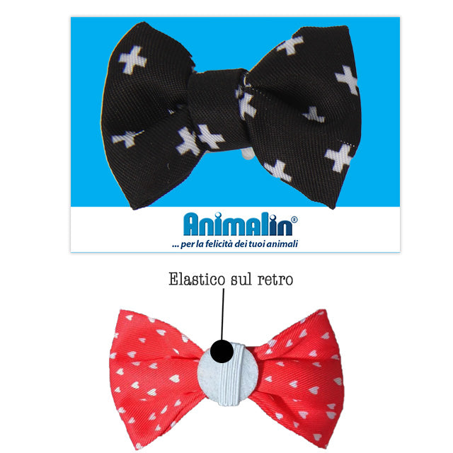 PAPILLON PER COLLARI CANI E GATTI MIX COLOR