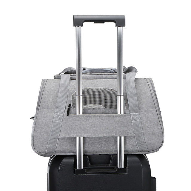 Borsa Trasportino per Cani e Gatti in Oxford Fino a 6,5 Kg - CM 45X26X28