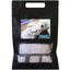 Accappatoio in spugna di cotone e poliestere per cani, design elegante con bordini coordinati