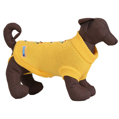 MAGLIONE POIS GIALLO