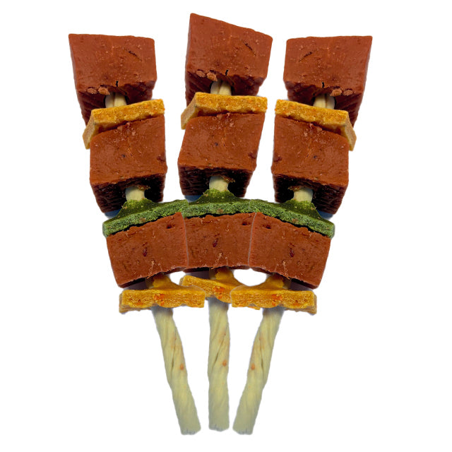 HAPPY SNACK MONOPRO SPIEDINO OSSO AGNELLO/ VERDURE