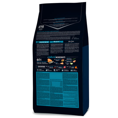 Crocchette OWNAT AUTHOR FRESH per gatti con pesce azzurro, gallina e anatra, 1,5 kg