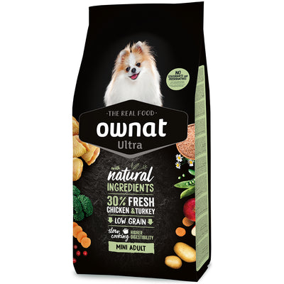 Ownat Ultra Mini Adult – Alimento per Cani Adulti di Taglia Piccola
