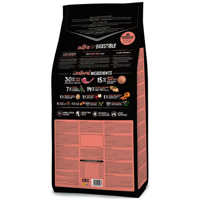 Ownat Ultra Medium Lamb Rice alimento secco con agnello fresco e riso per cani di taglia media