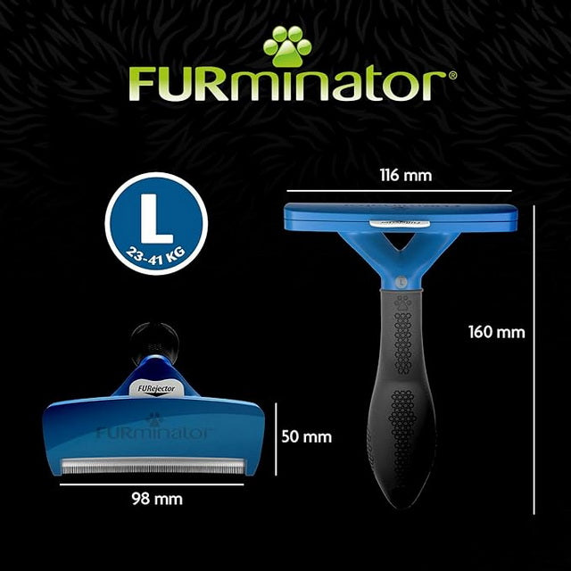 SPAZZOLA FURMINATOR PER CANI PELO CORTO L