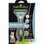 FURminator Undercoat deShedding Tool per gatti a pelo corto taglia S con denti in acciaio inossidabile