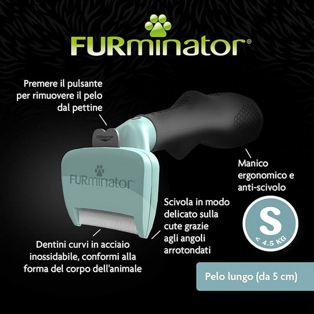 SPAZZOLA FURMINATOR PER GATTI PELO LUNGO S