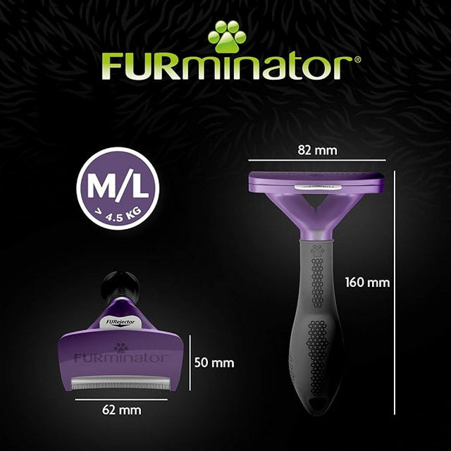 SPAZZOLA FURMINATOR PER GATTI PELO CORTO M/L