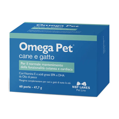 NBF Lanes Omega Pet 60 Perle per Cani e Gatti