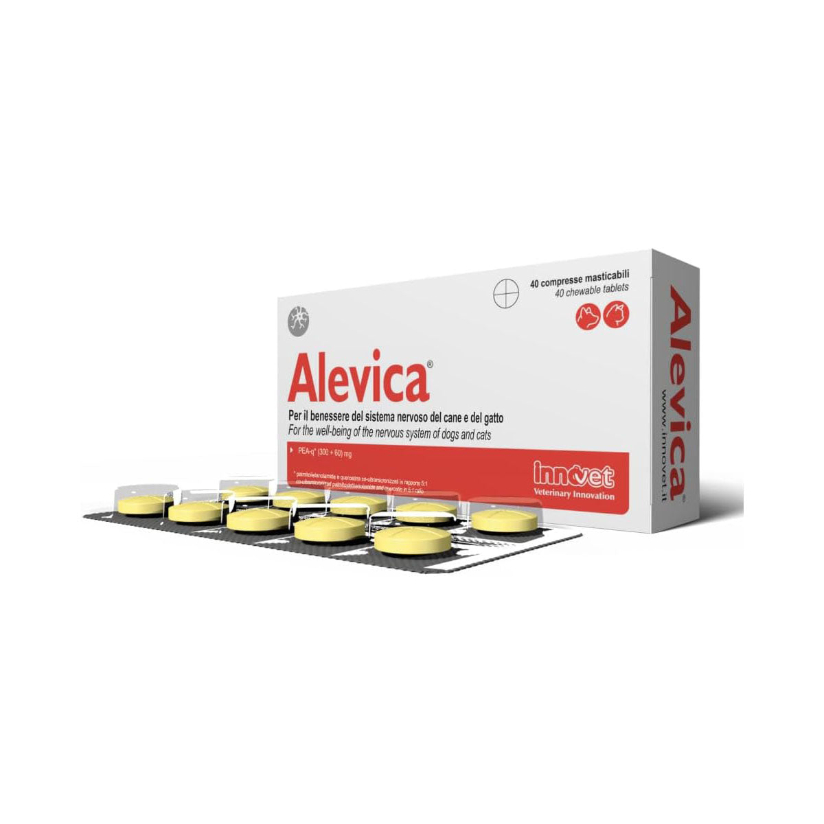 Innovet Alevica 40 Compresse per Cani e Gatti con PEA e Quercetina