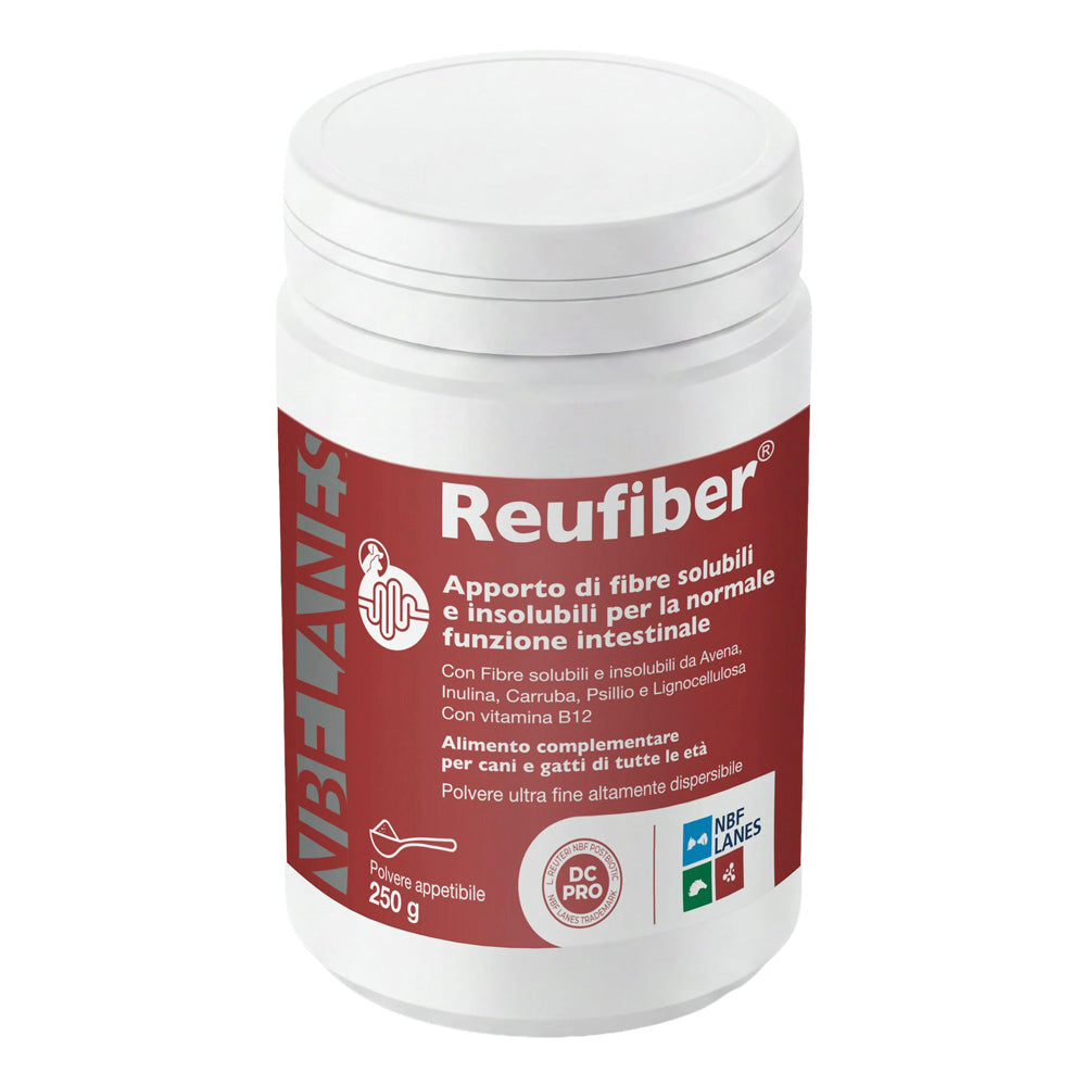 NBF Lanes Reufiber 250 g per Cani e Gatti con Fibre Solubili e Insolubili