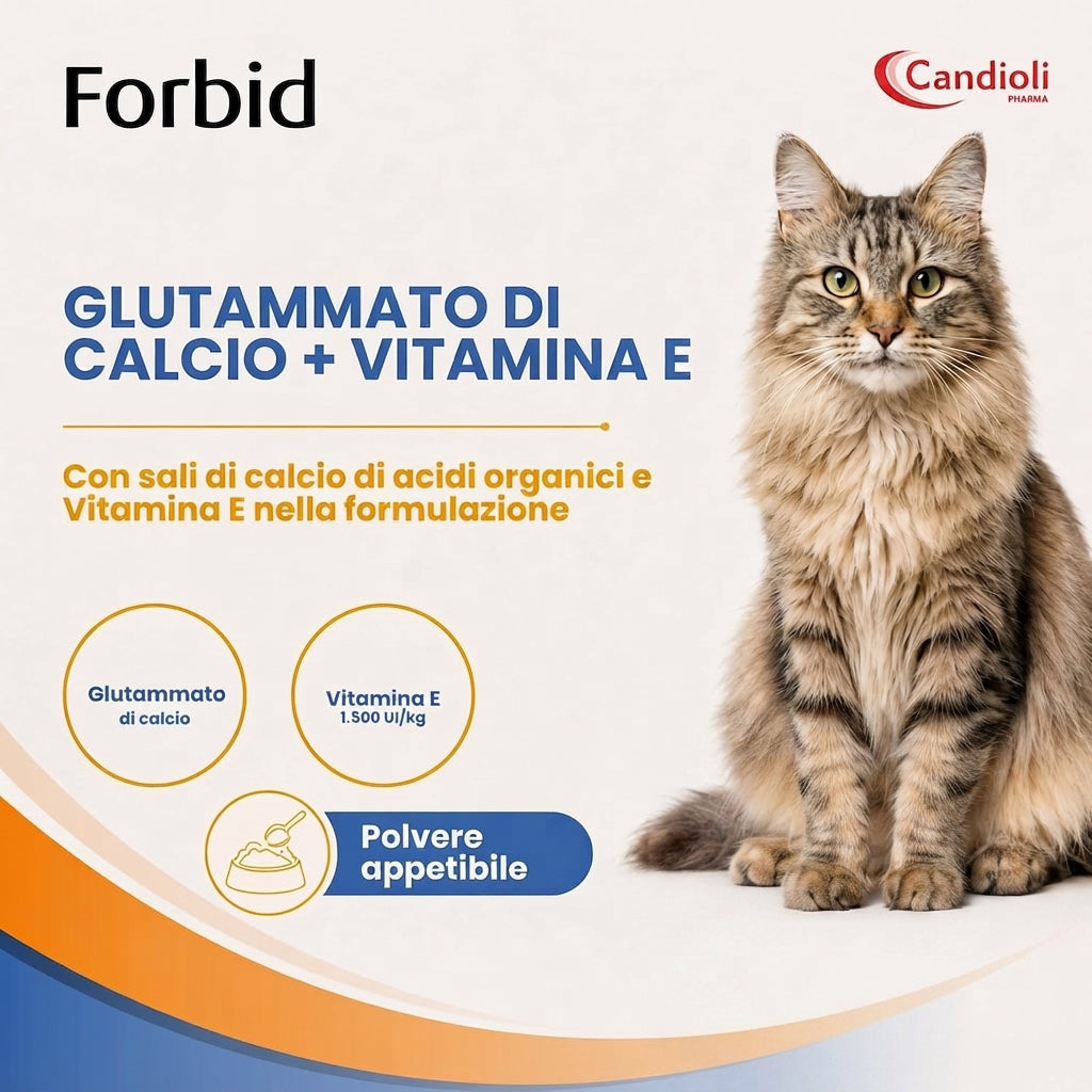 Candioli Forbid Polvere 50 g per Cani e Gatti