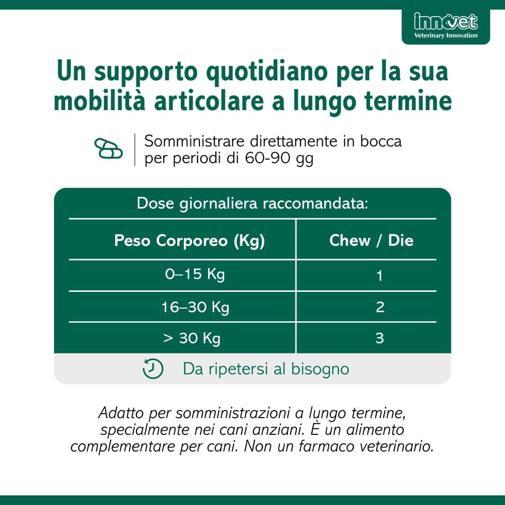 Innovet Condrostress Mobility 60 Soft Chews per Cani - Supporto Articolare