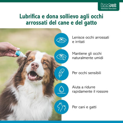 innovet oculvet gocce 10 ml per igiene degli occhi di cani e gatti