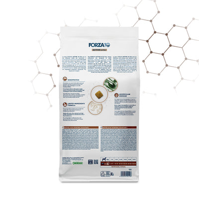 FORZA10 Intestinal Colon Fase 2 Pesce e Riso 14% di fibra alimentare Proteine di pesce idrolizzate Per cani adulti 10 kg