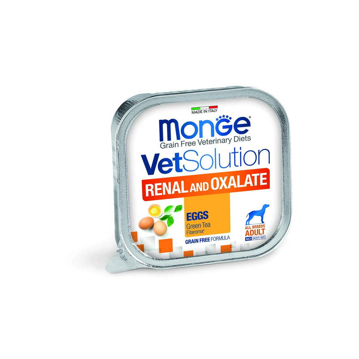 Mangime umido Monge Vet per cani renal oxalate, lattina 150g per insufficienza renale