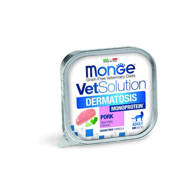 Mangime umido veterinario Monge Vet Dermatosis per gatti, lattina 100 g