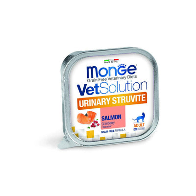 Mangime umido Monge VetSolution Urinary Struvite per gatti, vaschetta 100 g