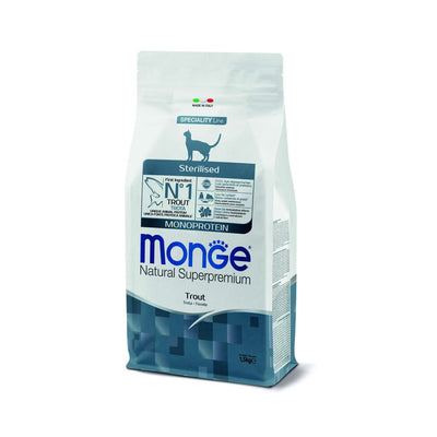 MONGE DRY CAT STERILISED MONOPROTEIN trota