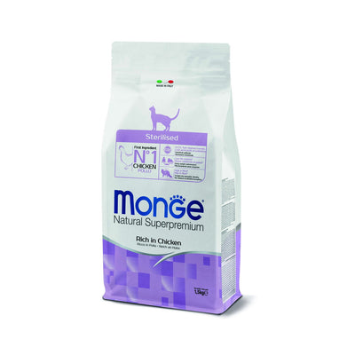 MONGE DRY CAT STERILISED pollo