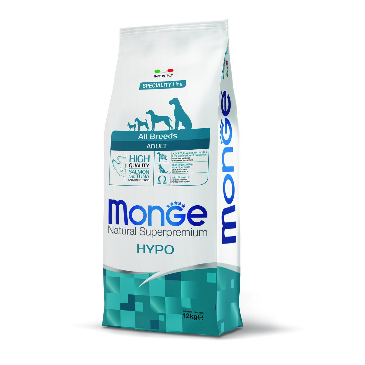 MONGE DRY DOG All breeds Adult Hypo salmone & tonno