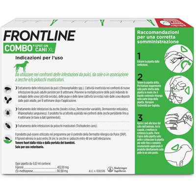 FRONTLINE COMBO CANE 40-60 KG 3 PIPETTE