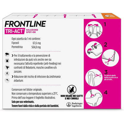 FRONTLINE TRI ACT 5-10 KG 3 PIPETTE