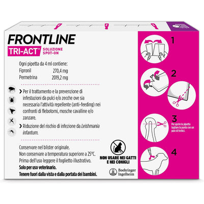 FRONTLINE TRI ACT 20-40 KG 3 PIPETTE